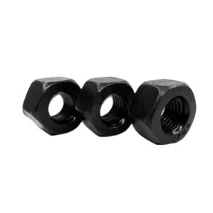 A194 High Strength Heavy Hex Nuts Black Finish Metric Hexagon Nuts M12 M14 M16 M18 M20 M22 M24 M27 M30 for Industrial Fastening