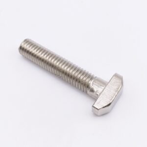 T Bolts Hammer Head Screws for 20 30 40 45 Series Aluminum Profile, Nickel Plated T-Slot Connector Bolts, Pack of 50