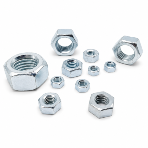 DIN 934 Zinc Plated Carbon Steel Metric Hex Nuts Hexagon Nuts for Industrial Fastening and Equipment Assembly