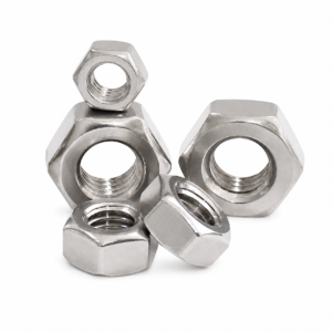 DIN 934 Metric Hex Nuts M2-M64 Stainless Steel Carbon Steel Hexagon Nuts for Machinery Equipment and Industrial Fastening