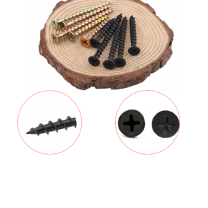 China Factory 1-1/4 Inch Black Phosphate Phillips Bugle Head Coarse Thread Drywall Screws for Gypsum Board to Wood Studs