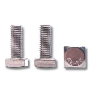 Stainless Steel Square Head Bolts M4 M5 M6 M8 M10 M12, A2-70 Metric Fully Threaded Square Head Screws