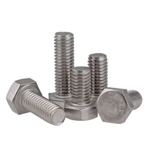 Stainless Steel 304 Hex Head Cap Screws M2-M36 | DIN933 Metric Bolts | Corrosion-Resistant Fasteners