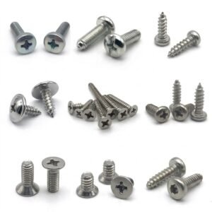Custom Stainless Steel Cross Recessed Thread Forming Screws for Plastic, Metal and Wood