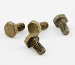 Premium Brass Hex Bolts Set M4 M5 M6 M8 M10 | Metric Thread Fasteners 20 Pieces | Home & Mechanical Assembly